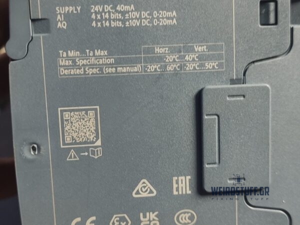 Επισκευή PLC Siemens Simatic S7-1200 G2 / CPU 1214C / SM 1233